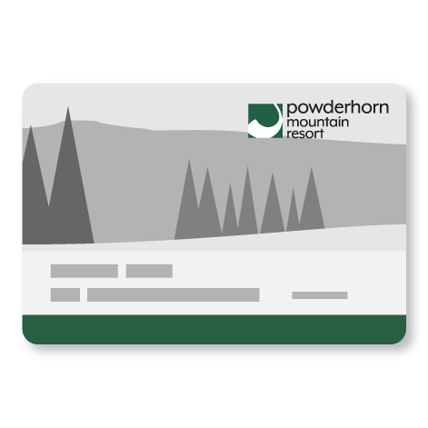 Single Reloadable RFID Card Example of a Powderhorn RFID Card