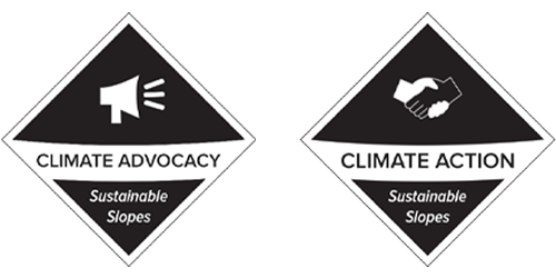 Climate Advocacy and Climate Action Badges, NSAA Sustainable Slopes